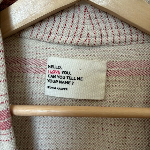 🇫🇷 Leon & Harper Cotton Popover Jacket - Picture 5 of 7